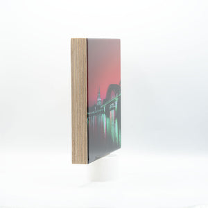 "Edition #18" | Resin auf Holz | 23 x 23 x 3 cm