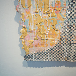 "Grey Orange Empowerment" | Patrizia Casagranda | 2024 | 135 x 105 cm