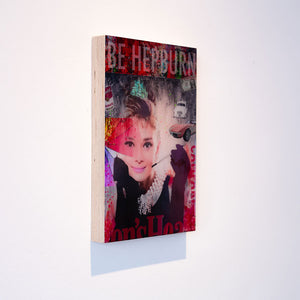 "Be Hepburn" | Collage | 30 x 20 x 3 cm
