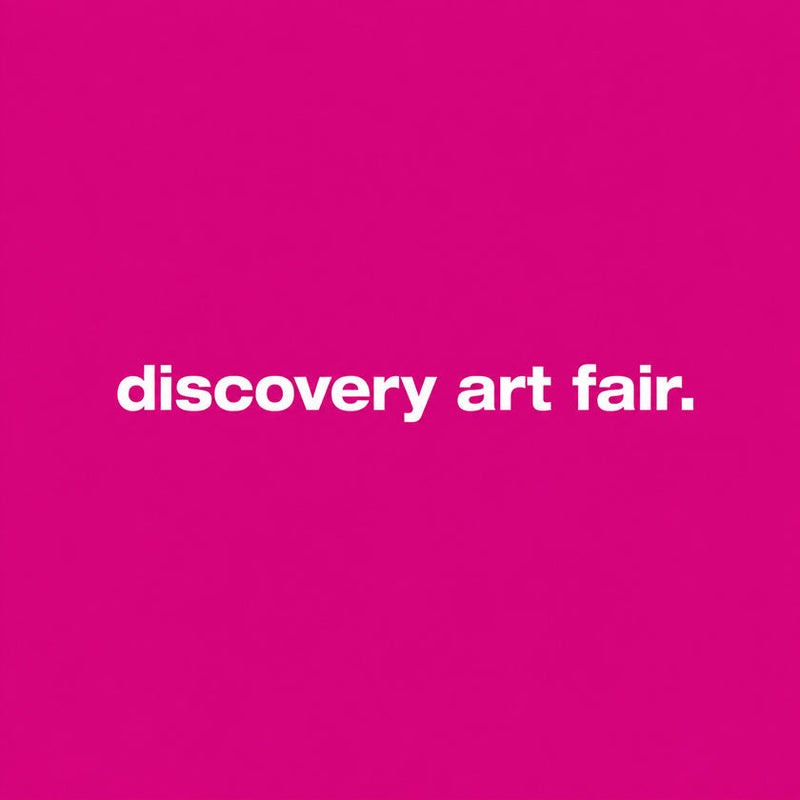 Discovery Art Fair Cologne 30. Oktober - 1. November 2026