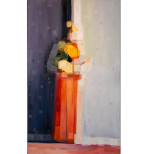 "Woman in the doorway" | Silvia Szlapka | 2022 | 100 x 60 x 2 cm