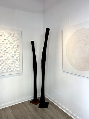 Windiger Raumträumer | Esskastanie, patiniert | H 240 cm | 2020