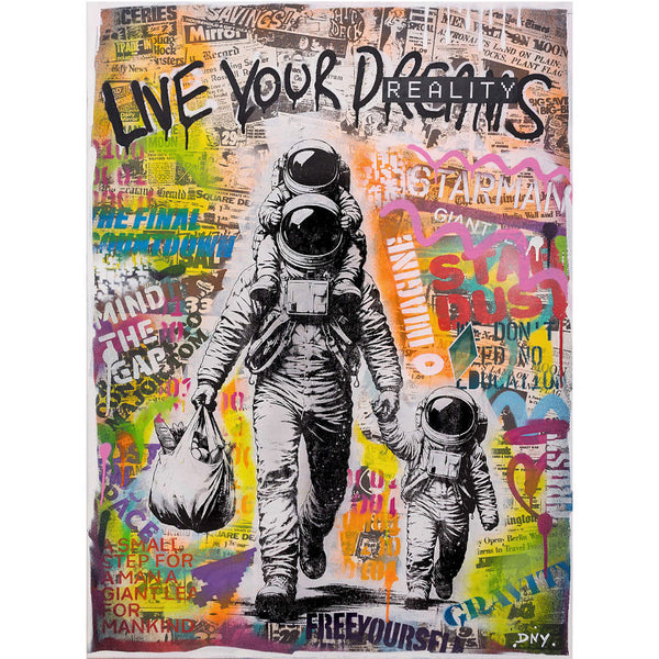 „Live your Dreams“ | Danny Frede | 2026 | 110 x 80 x 2 cm