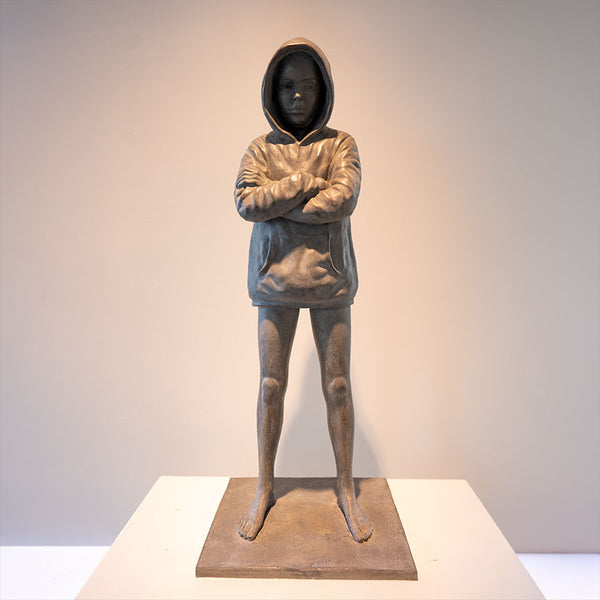 Hoodie l | Erwin Meijer | Bronze Limitiert | H 75 cm