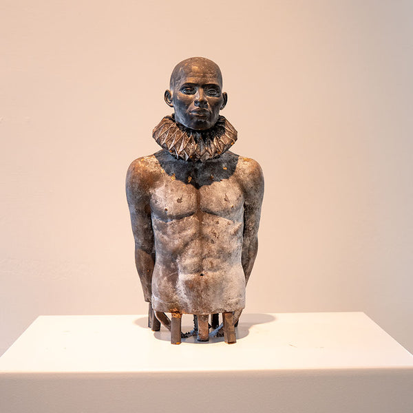 Mann mit Kragen | Erwin Meijer | Bronze Limitiert | H 42 cm