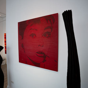 "Audrey" | Jörg Minrath | 2025 | 120 x 120 x 2 cm