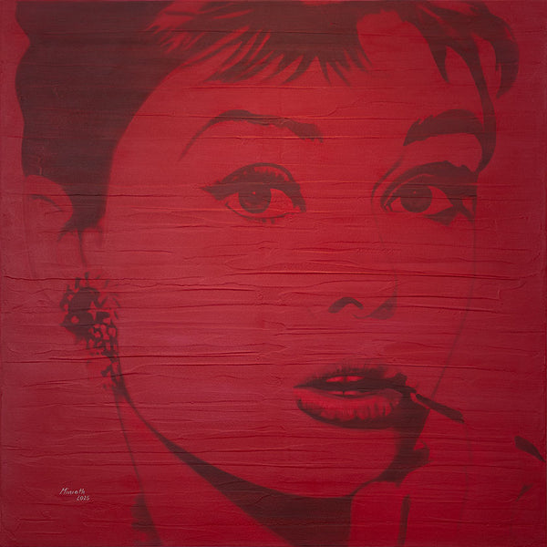 "Audrey" | Jörg Minrath | 2025 | 120 x 120 x 2 cm
