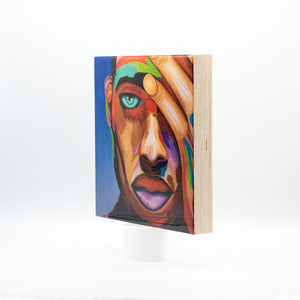 "Edition #13" | Resin auf Holz | 23 x 23 x 3 cm