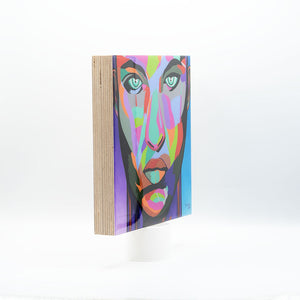 "Edition #11" | Resin auf Holz | 23 x 23 x 3 cm