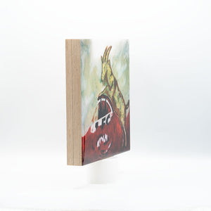 "Edition #16" | Resin auf Holz | 23 x 23 x 3 cm