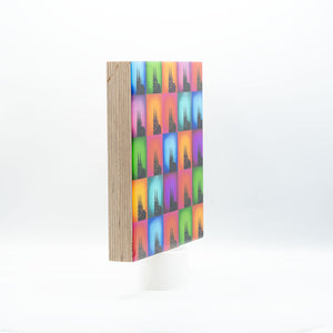 "Edition #20" | Resin auf Holz | 23 x 23 x 3 cm