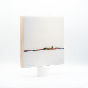 "Edition #15" | Resin auf Holz | 23 x 23 x 3 cm