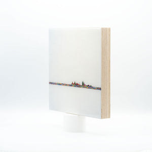 "Edition #15" | Resin auf Holz | 23 x 23 x 3 cm