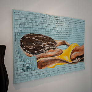 "Yellow swimsuit" | Martina Hamrik | 2025 | 120 x 180 cm