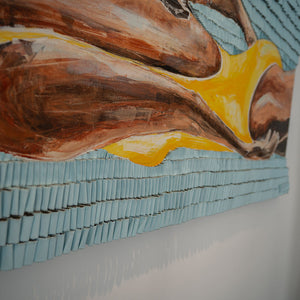 "Yellow swimsuit" | Martina Hamrik | 2025 | 120 x 180 cm