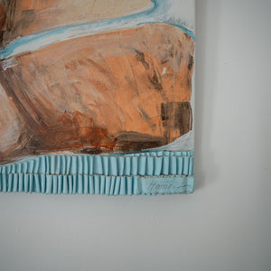 "Brustschwimmerin" | Martina Hamrik | 2025 | 60 x 200 cm