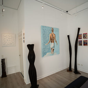 "Summervibes white skirt" | Martina Hamrik | 2025 | 150 x 120 cm