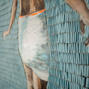 "Summervibes white skirt" | Martina Hamrik | 2025 | 150 x 120 cm