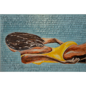 "Yellow swimsuit" | Martina Hamrik | 2025 | 120 x 180 cm