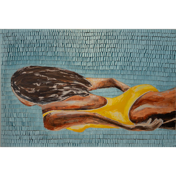 "Yellow swimsuit" | Martina Hamrik | 2025 | 120 x 180 cm