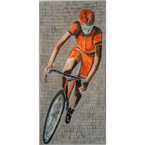 "Radrennen" | Martina Hamrik | 2025 | 200 x 85 cm