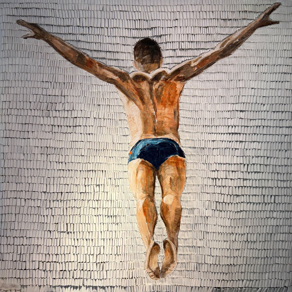 "Cliff Jumper" | Martina Hamrik | 2026 | 150 x 150 cm