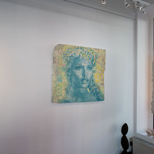 "Green Yellow Empowerment" | Patrizia Casagranda | 2024 | 100 x 100 cm