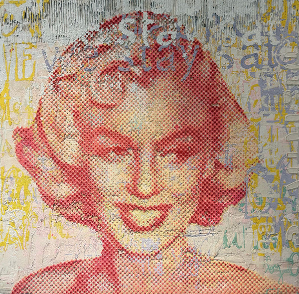 "Marilyn Monroe" | Patrizia Casagranda | 2026 | 100 x 100 cm
