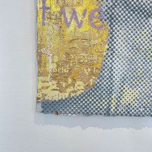 "Grey Golden Empowerment" | Patrizia Casagranda | 2025 | 140 x 100 cm