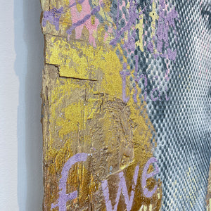"Grey Golden Empowerment" | Patrizia Casagranda | 2025 | 140 x 100 cm