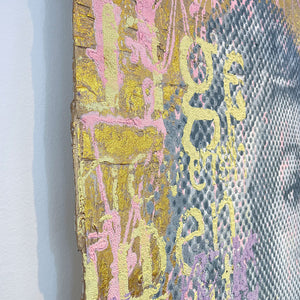 "Grey Golden Empowerment" | Patrizia Casagranda | 2025 | 140 x 100 cm