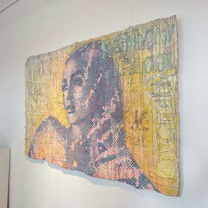 "Grey Yellow Power Of Change" | Patrizia Casagranda | 2025 | 100 x 155 cm