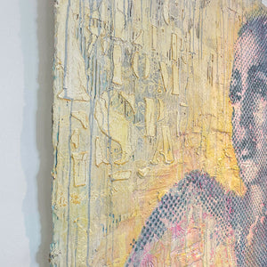 "Grey Yellow Power Of Change" | Patrizia Casagranda | 2025 | 100 x 155 cm