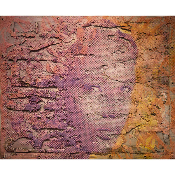 "Purple Orange Power Of Change" | Patrizia Casagranda | 2025 | 90 x 110 cm
