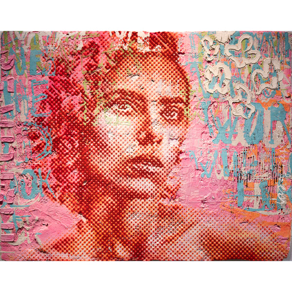 "Red Pink Power Of Change" | Patrizia Casagranda | 2025 | 80 x 100 cm