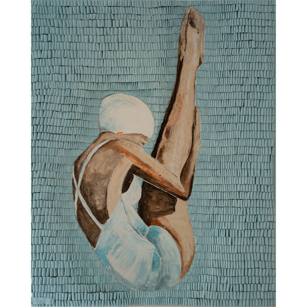 "Sprung vom Turm" | Martina Hamrik | 2025 | 150 x 120 cm