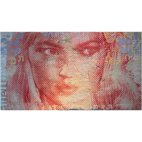 "Red Blue Power of Change" | Patrizia Casagranda | 2026 | 115 x 200 cm