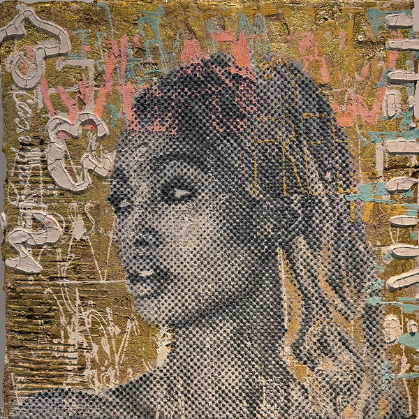 "Grey Golden Power of Change" | Patrizia Casagranda | 2026 | 55 x 55 cm