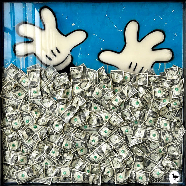 "$O$" | Van Ray | 2026 | Unikat | 90 × 90 x 5 cm