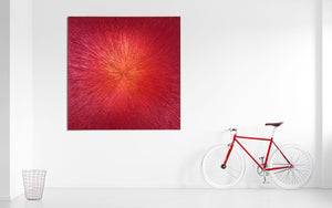 "moulin rouge" | Jörg Minrath | 2017 | 140 x 140 x 2 cm