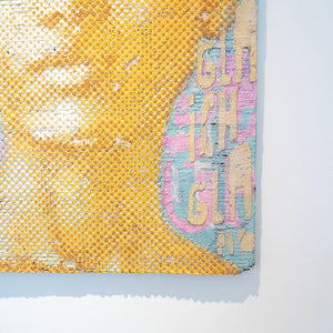 "Golden Blue Empowerment" | Patrizia Casagranda | 2023 | 130 x 90 cm