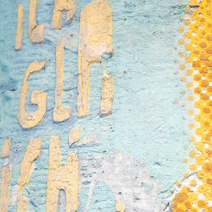 "Golden Blue Empowerment" | Patrizia Casagranda | 2023 | 130 x 90 cm
