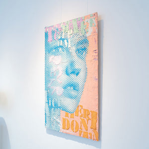 "Blue Orange Empowerment" | Patrizia Casagranda | 2023 | 105 x 60 cm