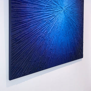 "bleuâtre" | Jörg Minrath | 2020 | 120 x 120 x 2 cm