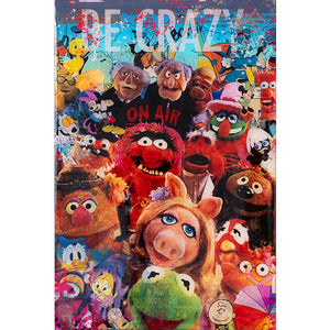 "Be crazy" | Collage | 30 x 20 x 3 cm
