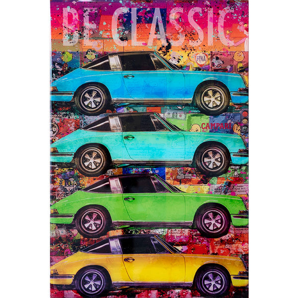 "Be classic" | Collage | 30 x 20 x 3 cm