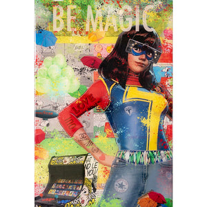 "Be magic" | Collage | 30 x 20 x 3 cm