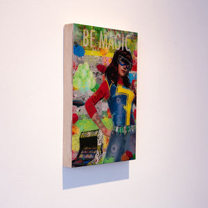 "Be magic" | Collage | 30 x 20 x 3 cm