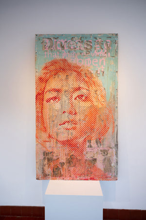 "Orange Diversity" | Patrizia Casagranda | 2022 | 180 x 100 cm